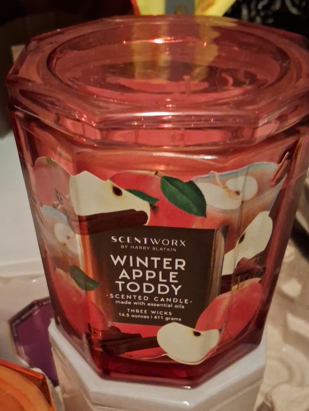 Winter Apple Toddy Candle - Red Jar